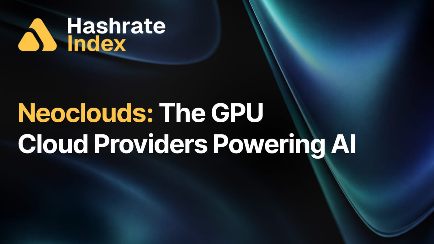 Blog header graphic with title "Neoclouds: The GPU Cloud Providers Powering AI"